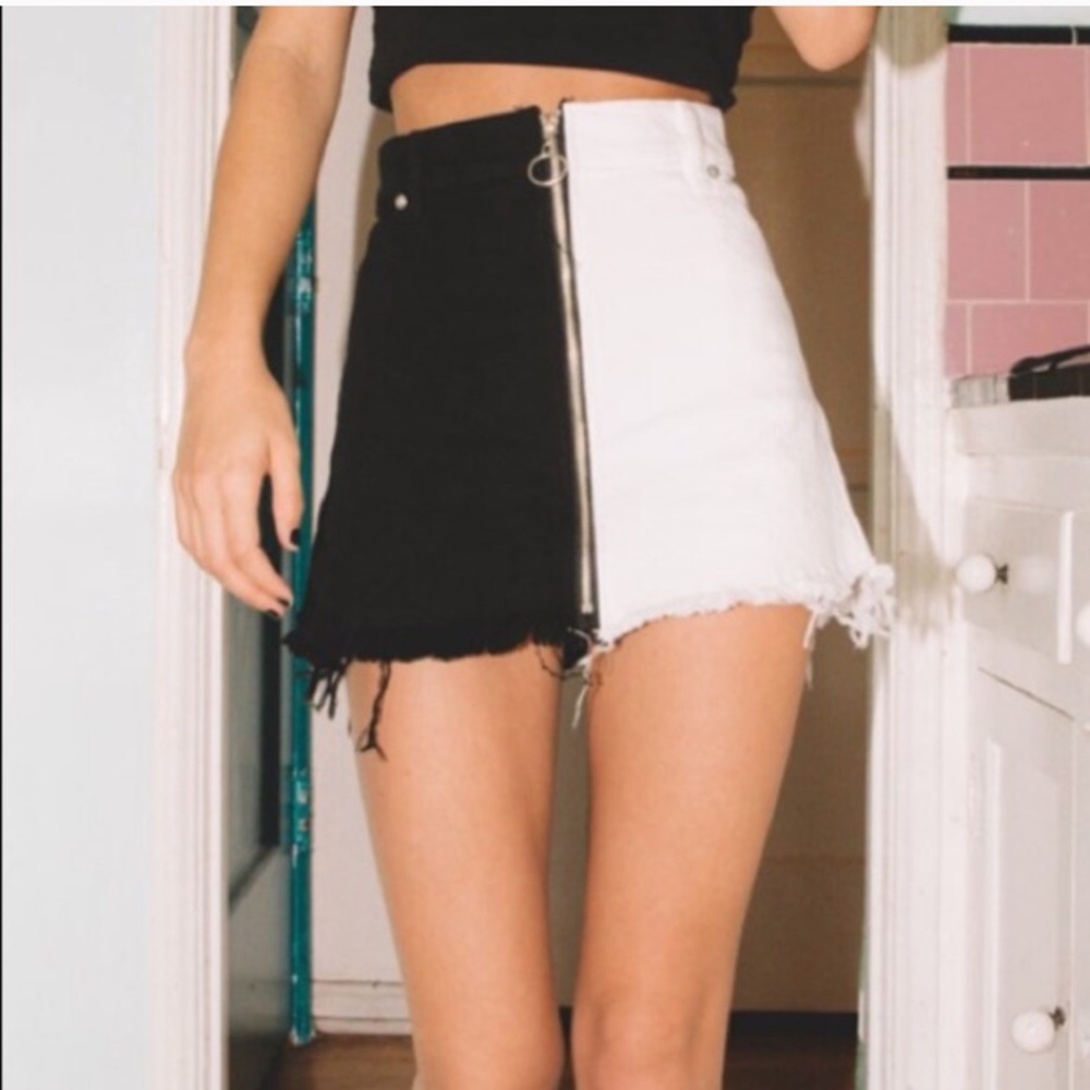 Revive Denim Yin Yang Skirt Size 00